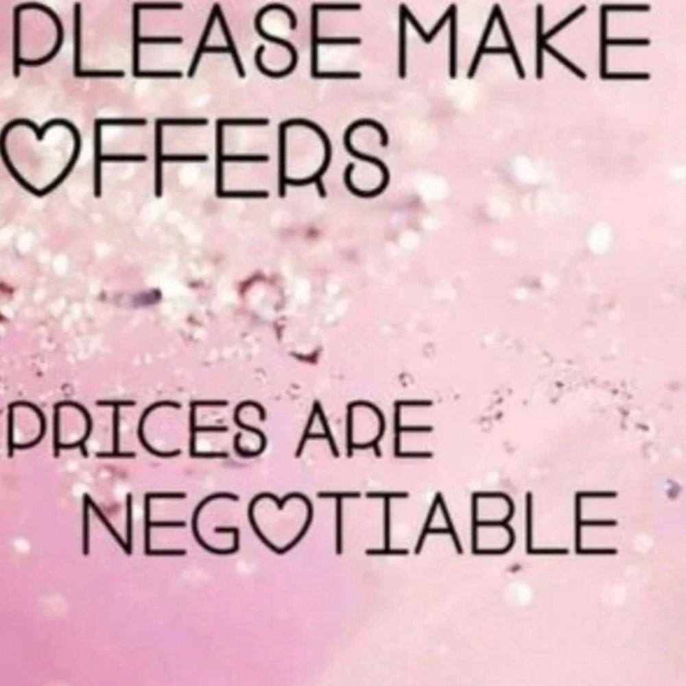 Reasonable offers are welcome 😊